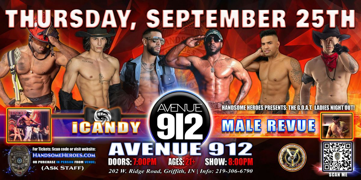Griffith, IN - iCandy Male Revue @ Avenue 912, 25 September | Event in Griffith | AllEvents