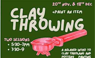 Coffee, cake and clay throwing | Event in Saint Davids Centre | AllEvents