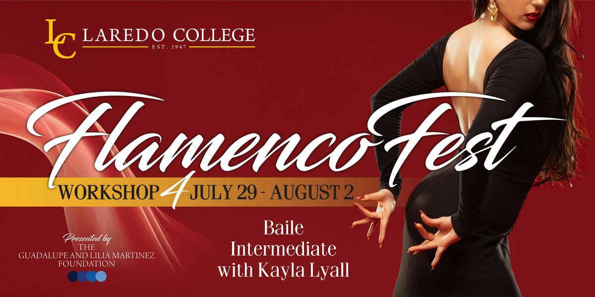 Baile Intermediate with Kayla Lyall (29 July-1 August 2025 3:00-4:15 PM), 29 July | Event in Laredo | AllEvents