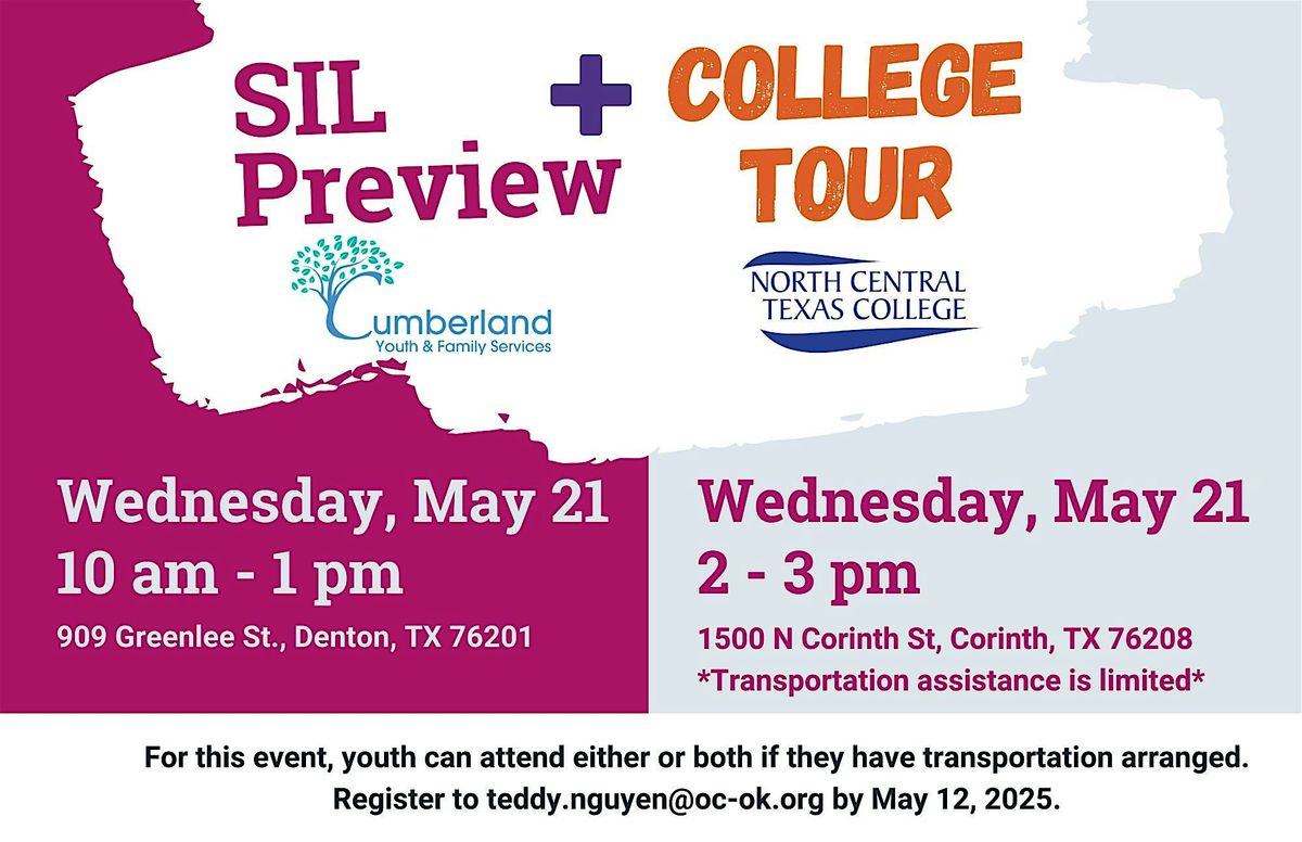 Cumberland SIL and NCTC College Tour Event, 22 June | Event in Denton | AllEvents