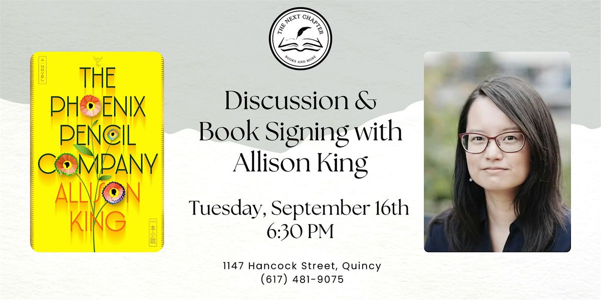 An Evening with Allison King, 16 September | Event in Quincy | AllEvents