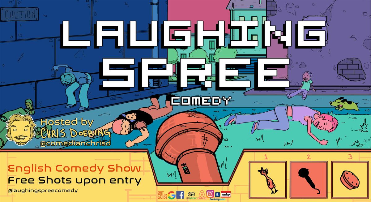 Laughing Spree: English Comedy on a BOAT (FREE SHOTS) 30.10.