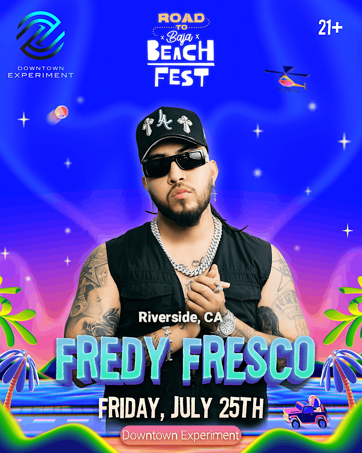 Road to Baja Beach Fest - Downtown Experiment, 25 July | Event in Riverside | AllEvents