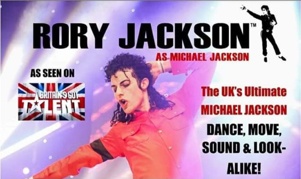 Rory Jackson as Michael Jackson, The Lawns Taunton, May 13 2023 AllEvents.in