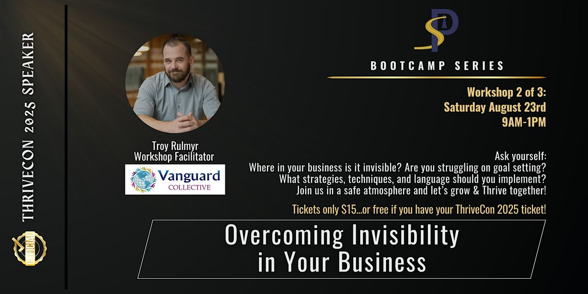 Overcoming Invisibility in Your Business, 23 August | Event in Vancouver | AllEvents