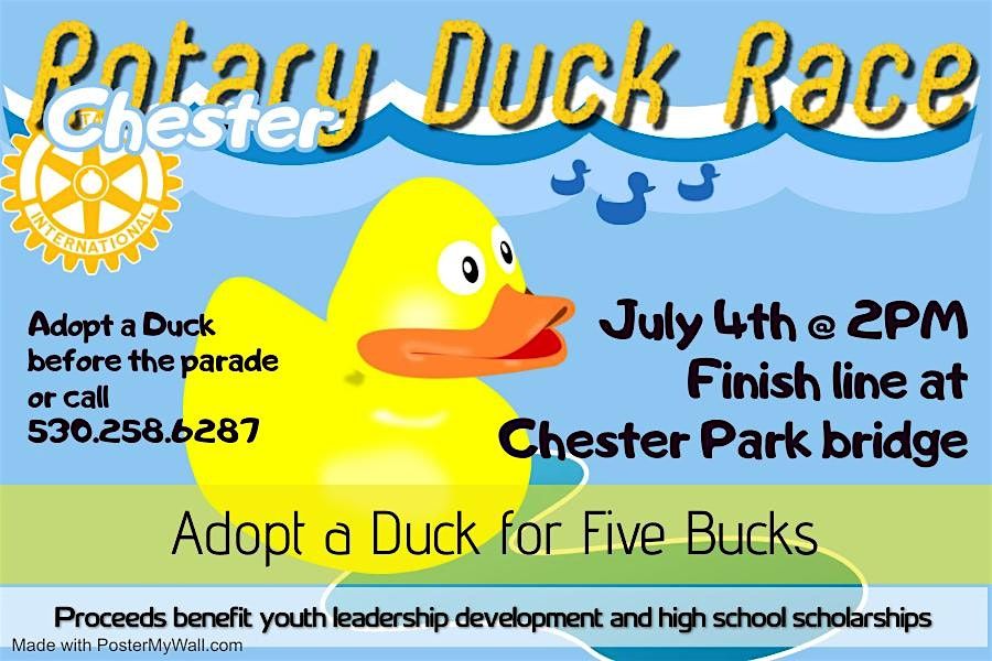 4th of July Duck Race - Chester Rotary, 4 July | Event in Chester | AllEvents