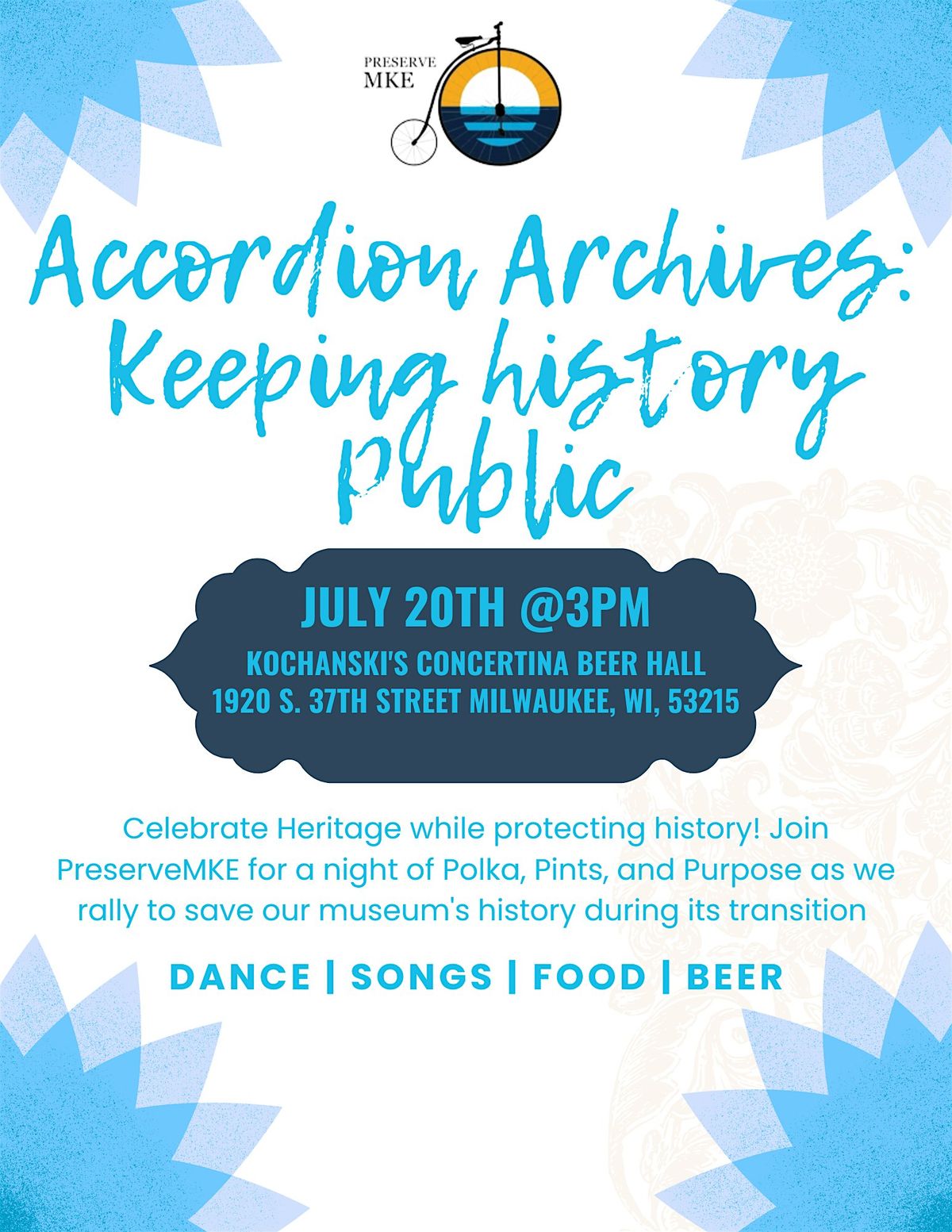 Accordion Archives: Keeping History Public, 20 July | Event in Milwaukee | AllEvents