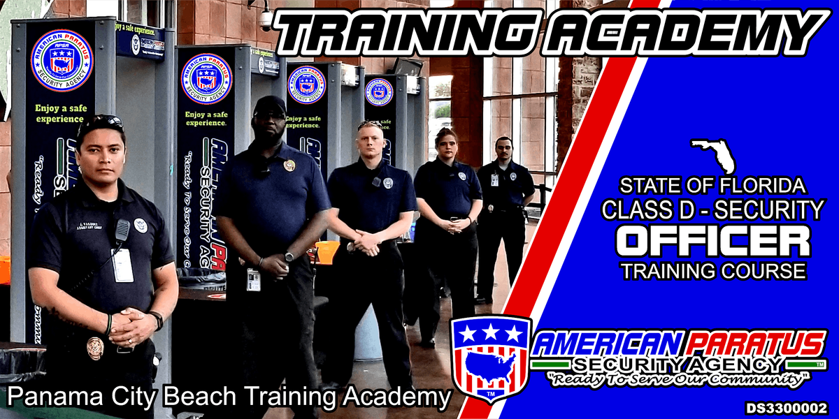 FL Class D - Security Officer Course 5-days (Panama City Beach, FL)