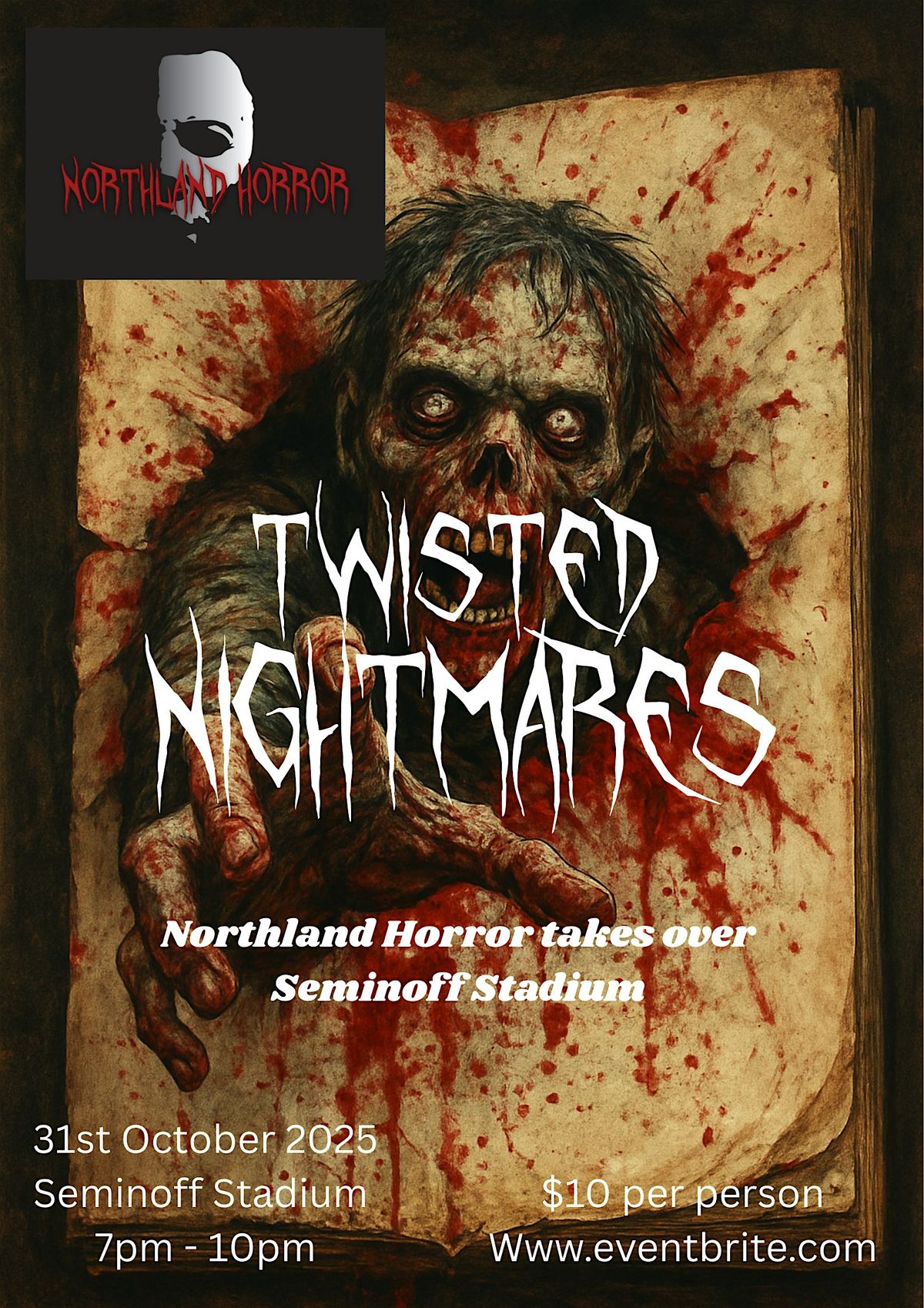Twisted Nightmares, 31 October | Event in Whangārei | AllEvents