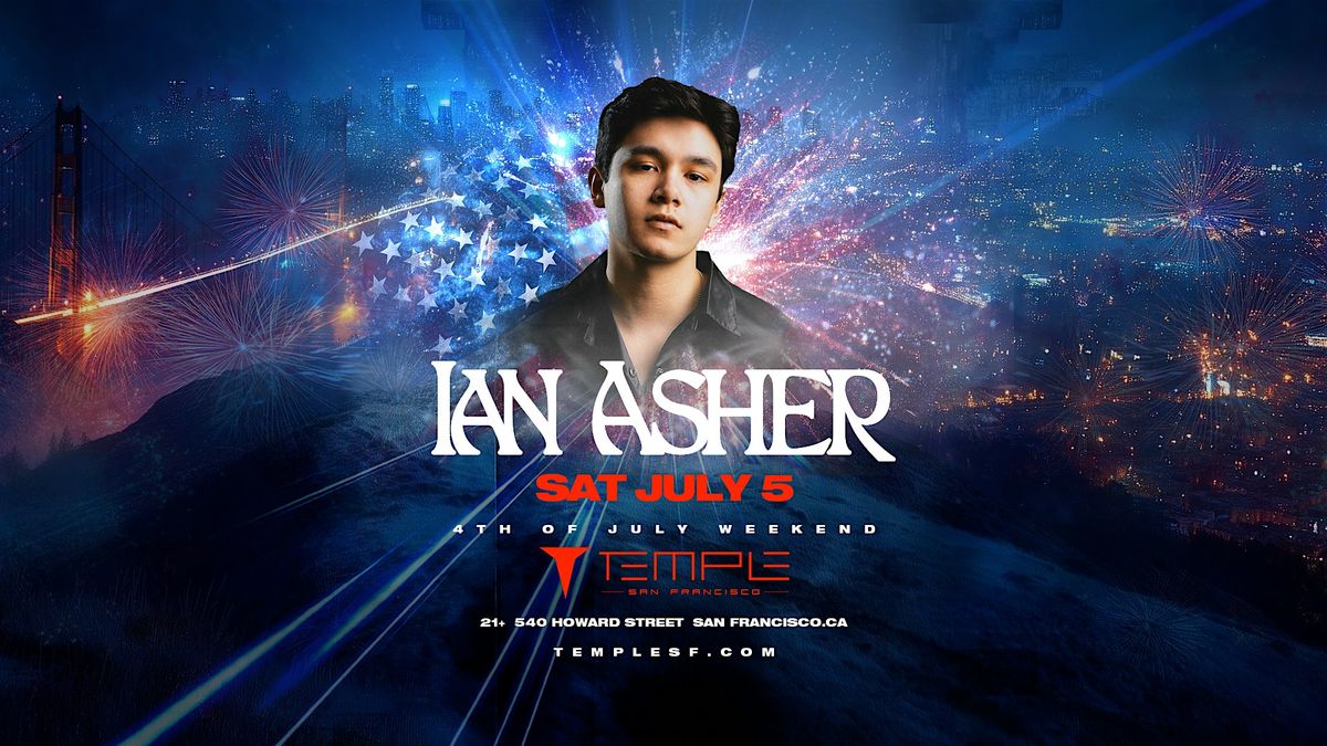 Ian Asher, 5 July | Event in San Francisco | AllEvents