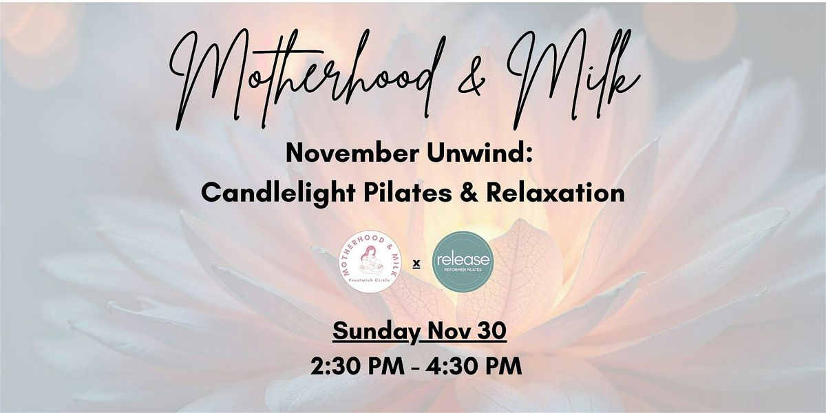 November Unwind: Candlelight Pilates & Relaxation, 30 November | Event in Prestwich | AllEvents