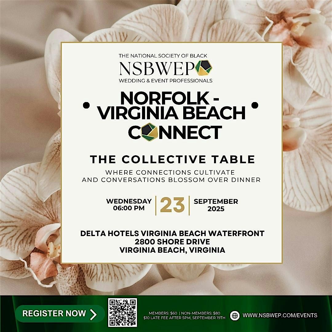 Norfolk-Virginia Beach | The Collective Table...A Curated Networking Dinner, 23 September | Event in Virginia Beach