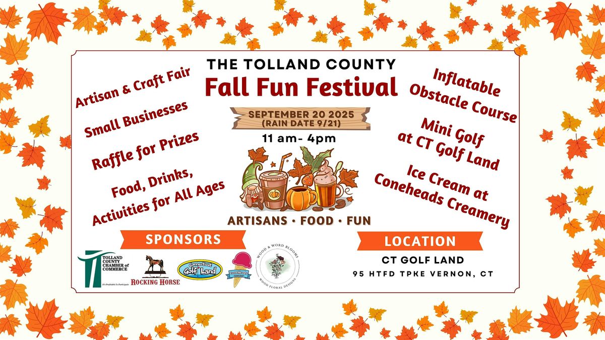 CALLING ALL VENDORS!  Tolland County Fall Fun Festival, 20 September | Event in Vernon | AllEvents