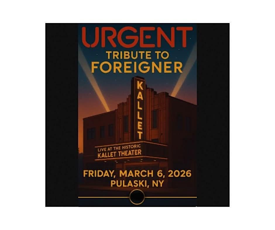 Urgent...Foreigner Tribute  comes to the Kallet, 6 March | Event in Pulaski | AllEvents