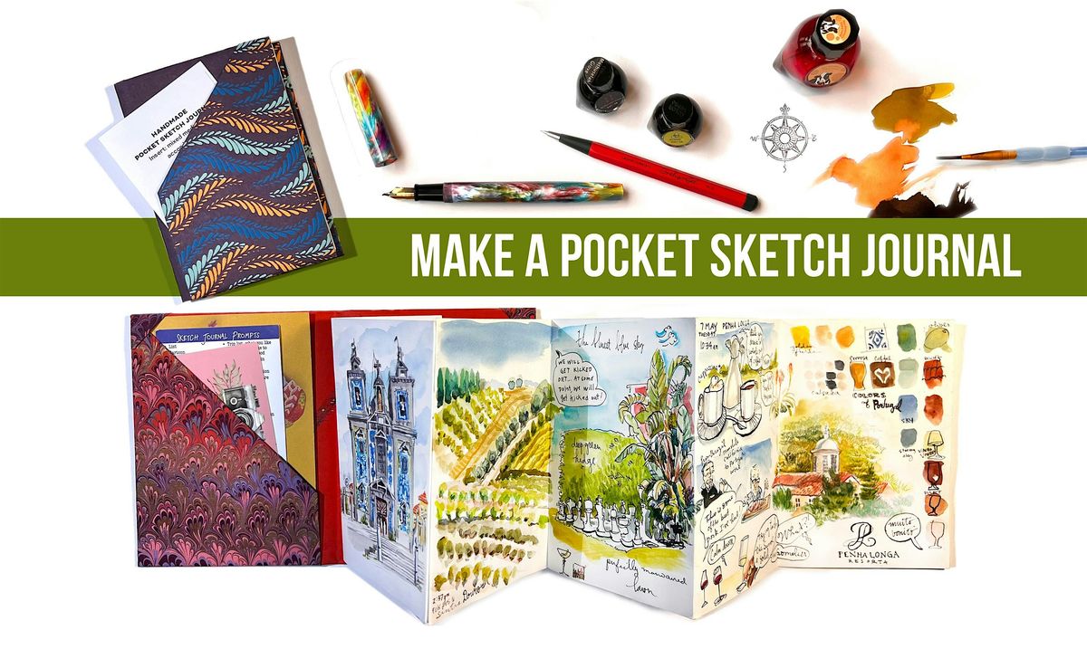 Make a Pocket Sketch Journal -  Washington DC Pen Supershow -FRI or SAT, 1 August | Event in Falls Church