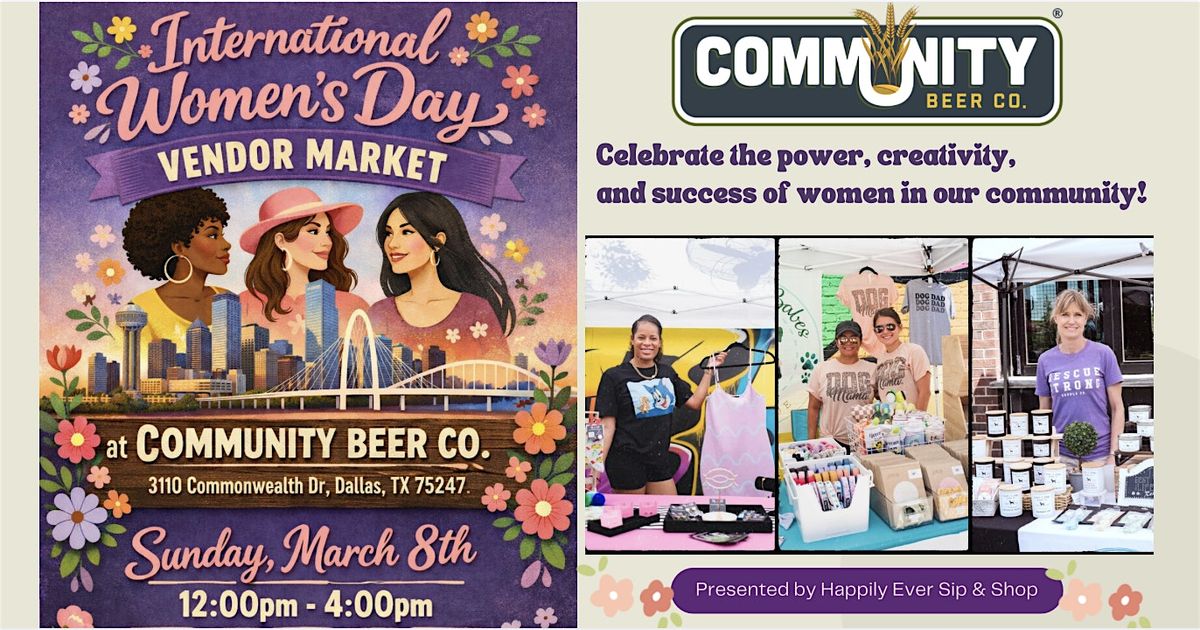 Dallas International Women's Day Vendor Market