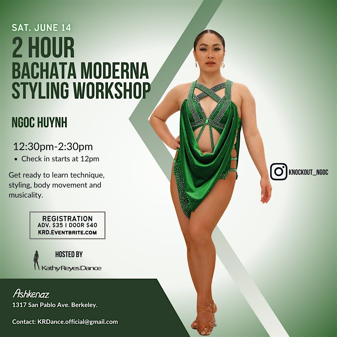 Bachata Moderna Styling Workshop - Knockout Dance, 14 June | Event in Berkeley | AllEvents