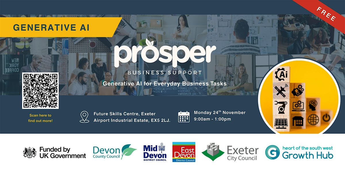 Generative AI for Everyday Business Tasks, 24 November | Event in Exeter | AllEvents