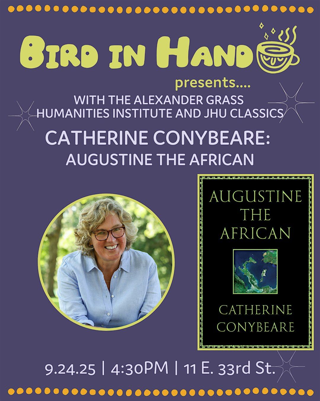 Catherine Conybeare: Augustine the African, 24 September | Event in Baltimore | AllEvents