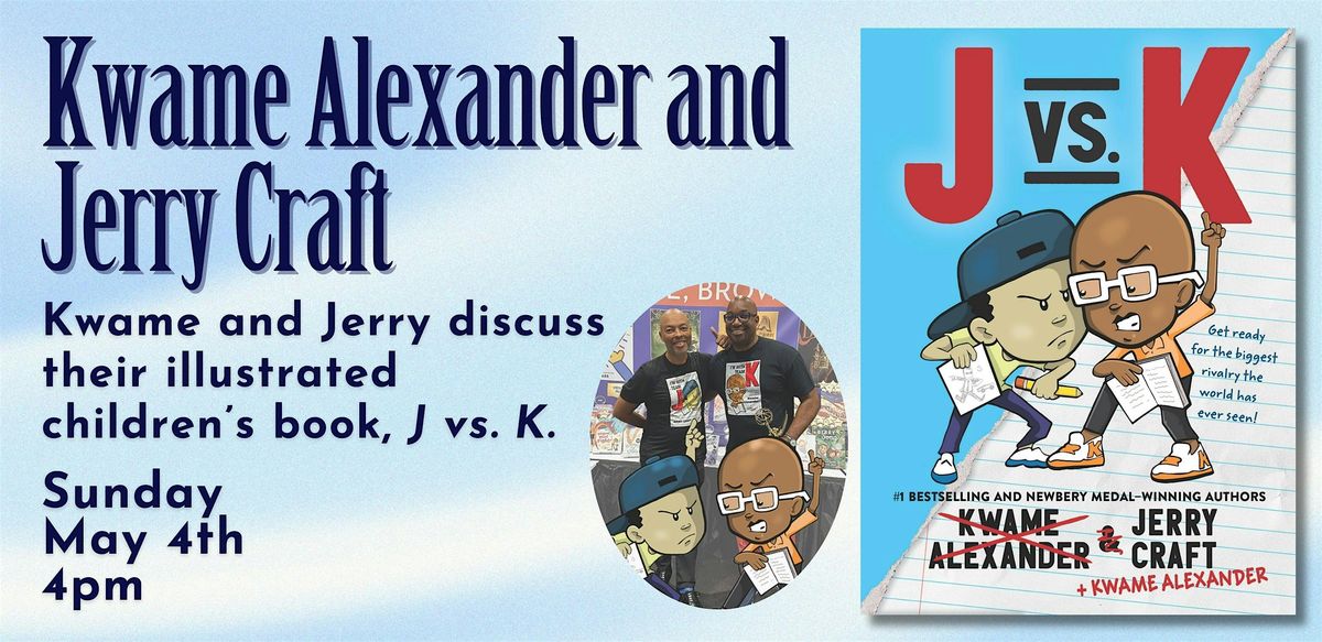 Kwame Alexander and Jerry Craft | Event in Plainville | AllEvents