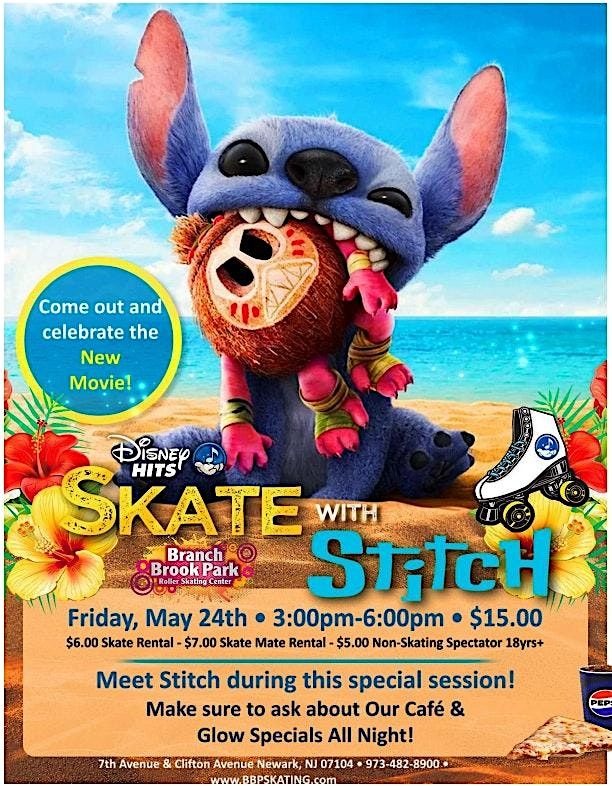 Skate with Stitch, 24 May | Event in Newark | AllEvents
