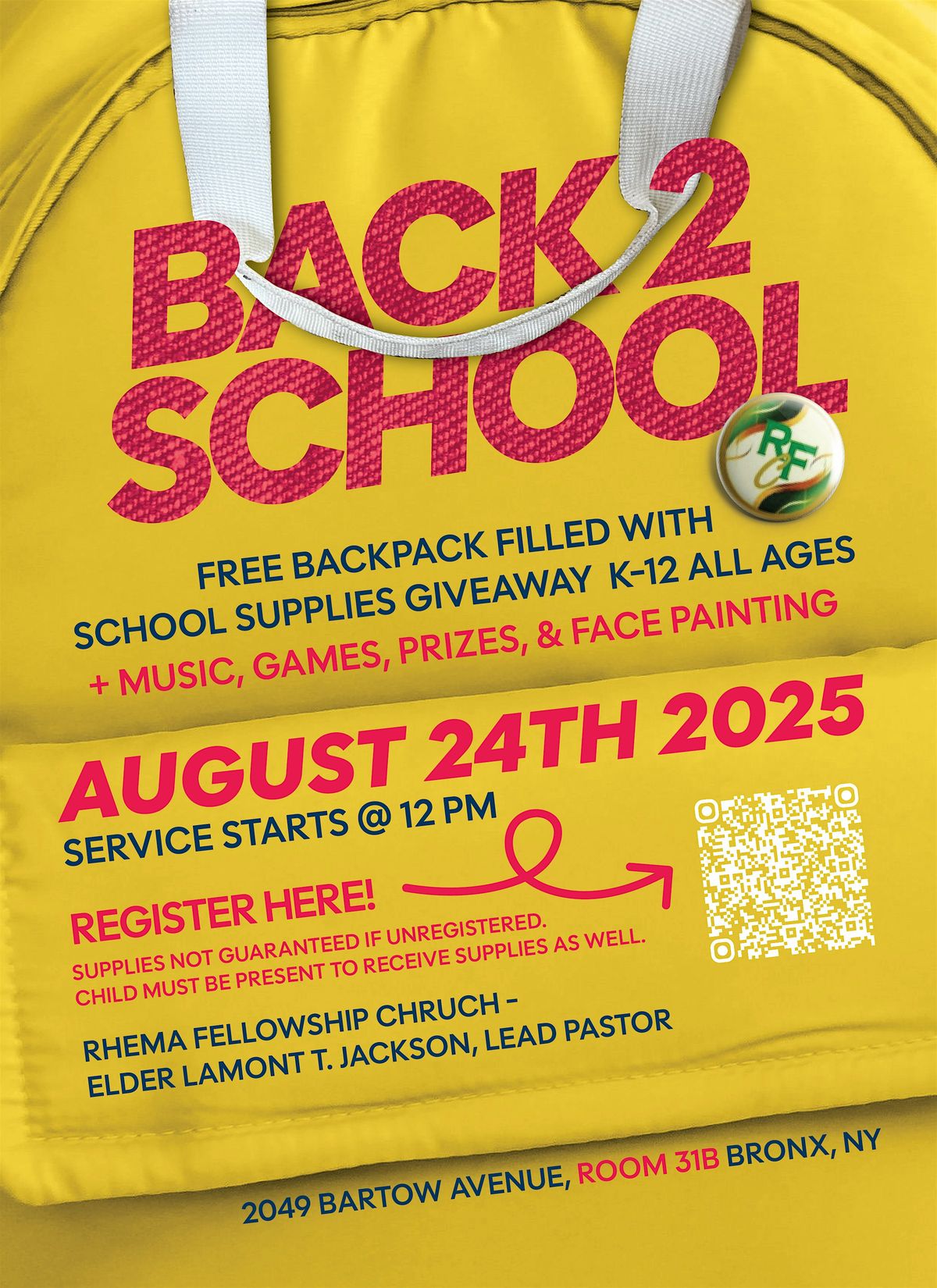 11th Annual Back To School Bash, 24 August | Event in The Bronx | AllEvents