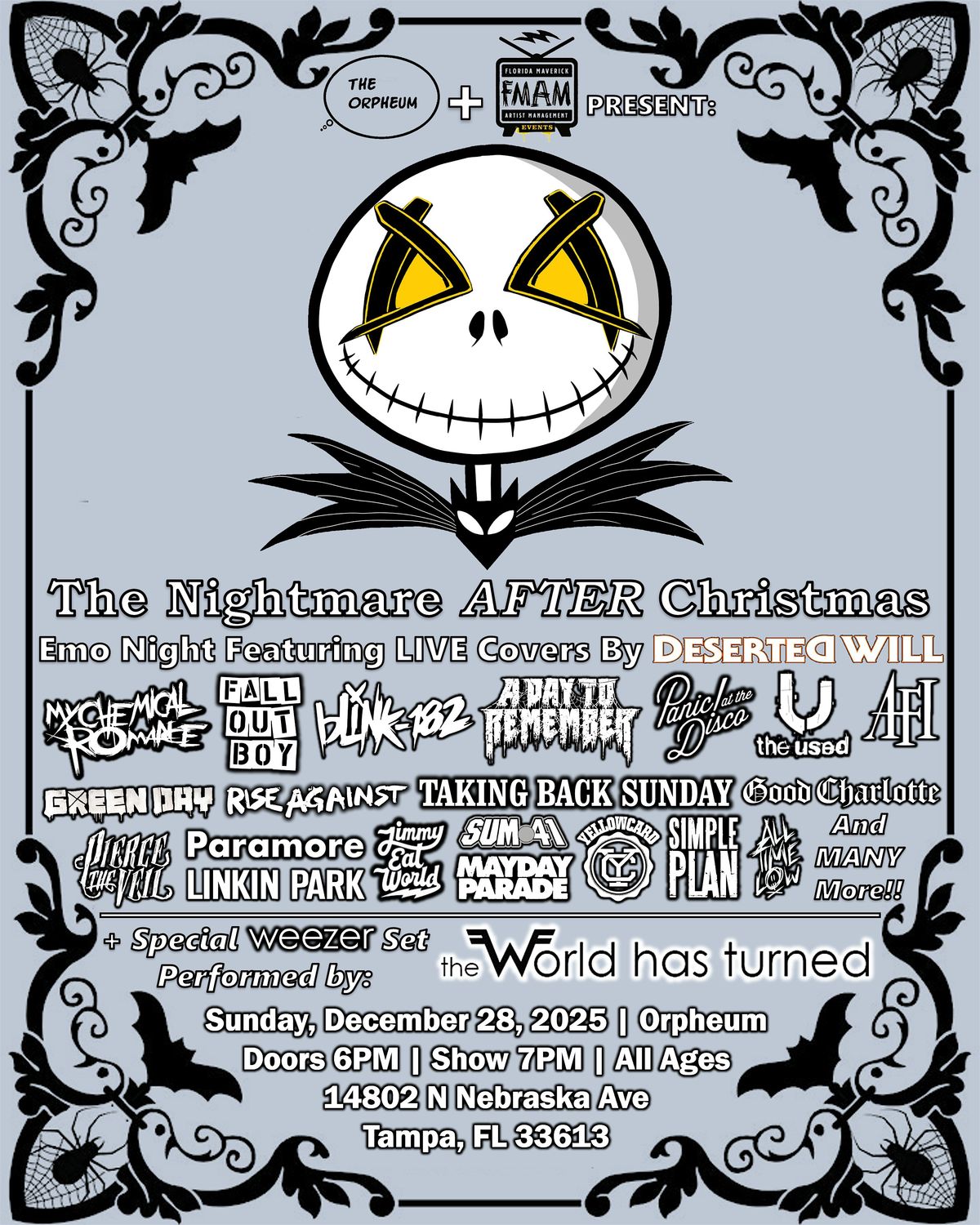 Deserted Will, 28 December | Event in Tampa | AllEvents