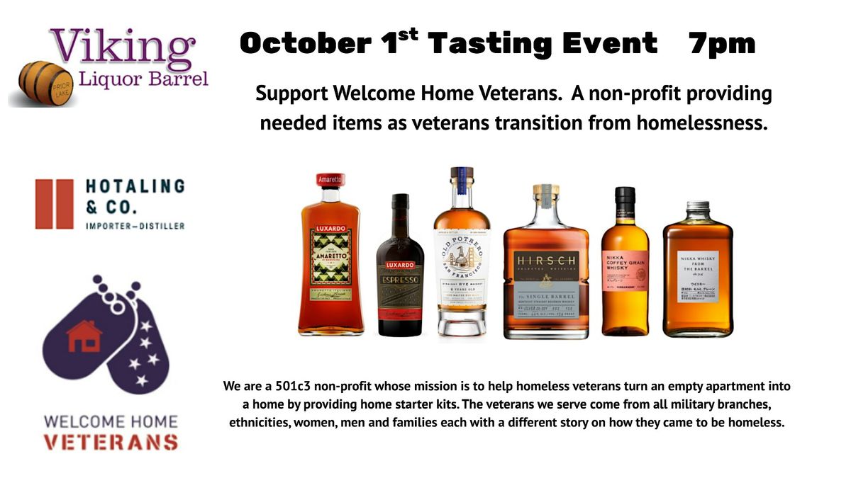 Welcome Home Veterans Sampling Event and Fundraiser, 1 October | Event in Savage | AllEvents