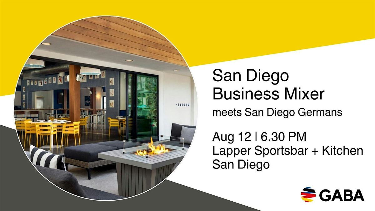 San Diego Business Mixer meets San Diego Germans, 12 August | Event in San Diego | AllEvents