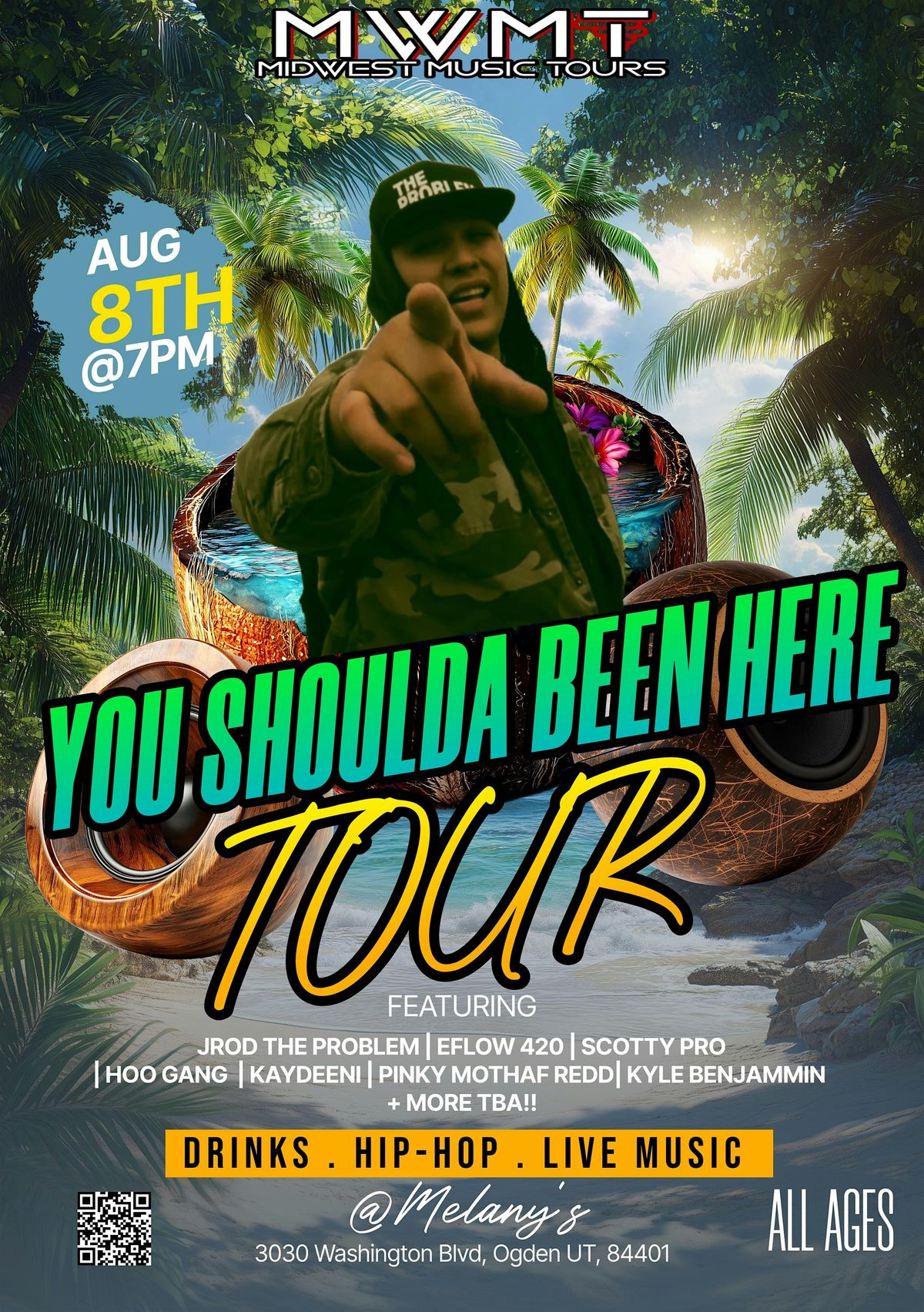 Jrod The Problem's "You Shoulda Been Here Tour", 8 August | Event in Ogden | AllEvents