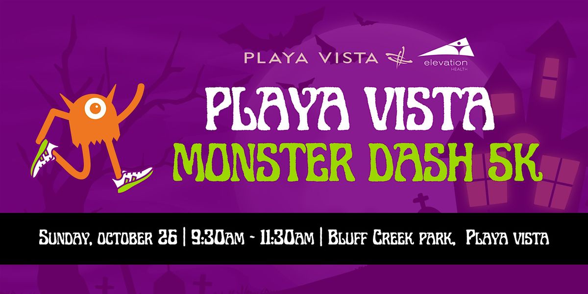 7th Annual Playa Vista Monster Dash 5k, 26 October | Event in Los Angeles | AllEvents