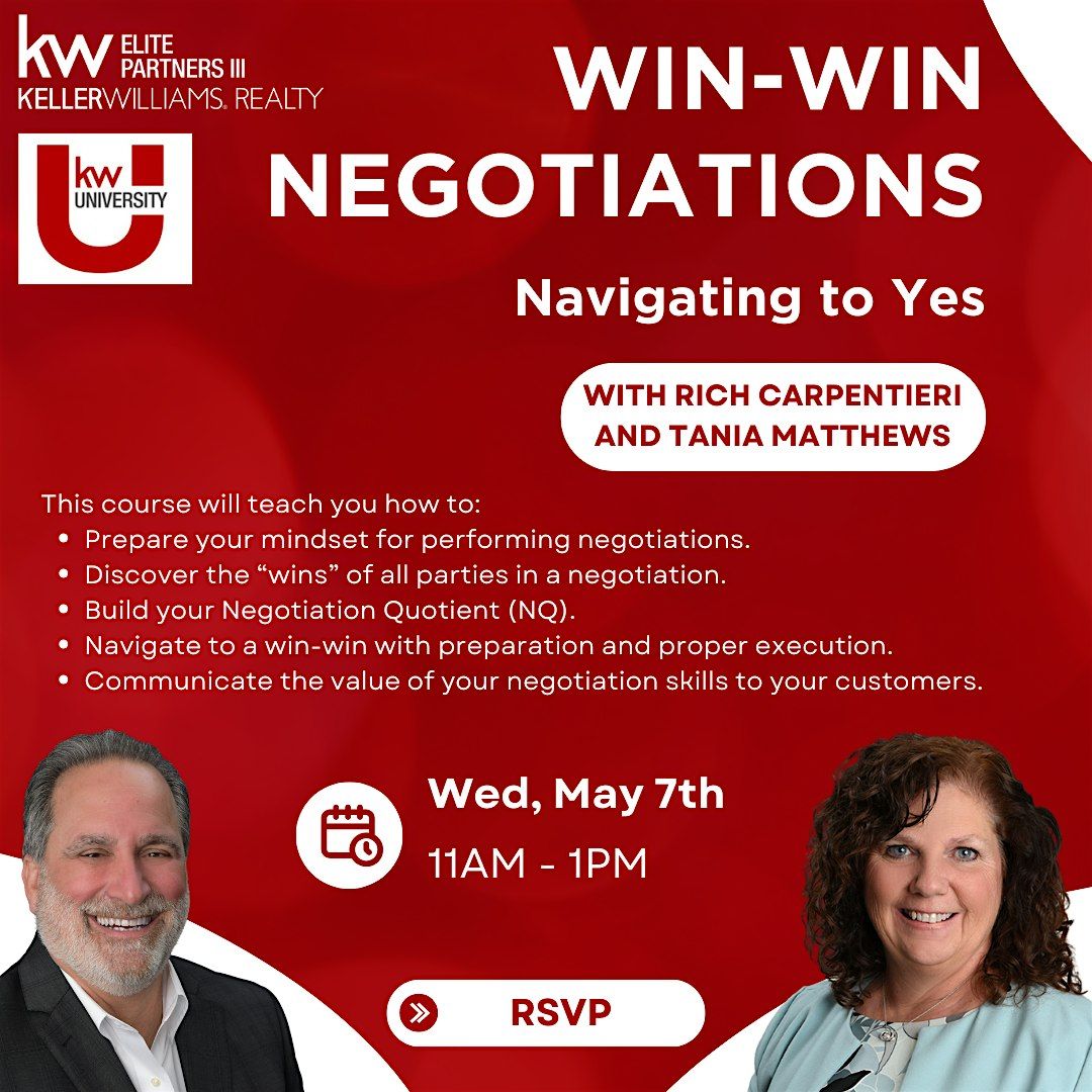 ((KW Clermont)) Win-Win Negotiations | Event in Clermont | AllEvents
