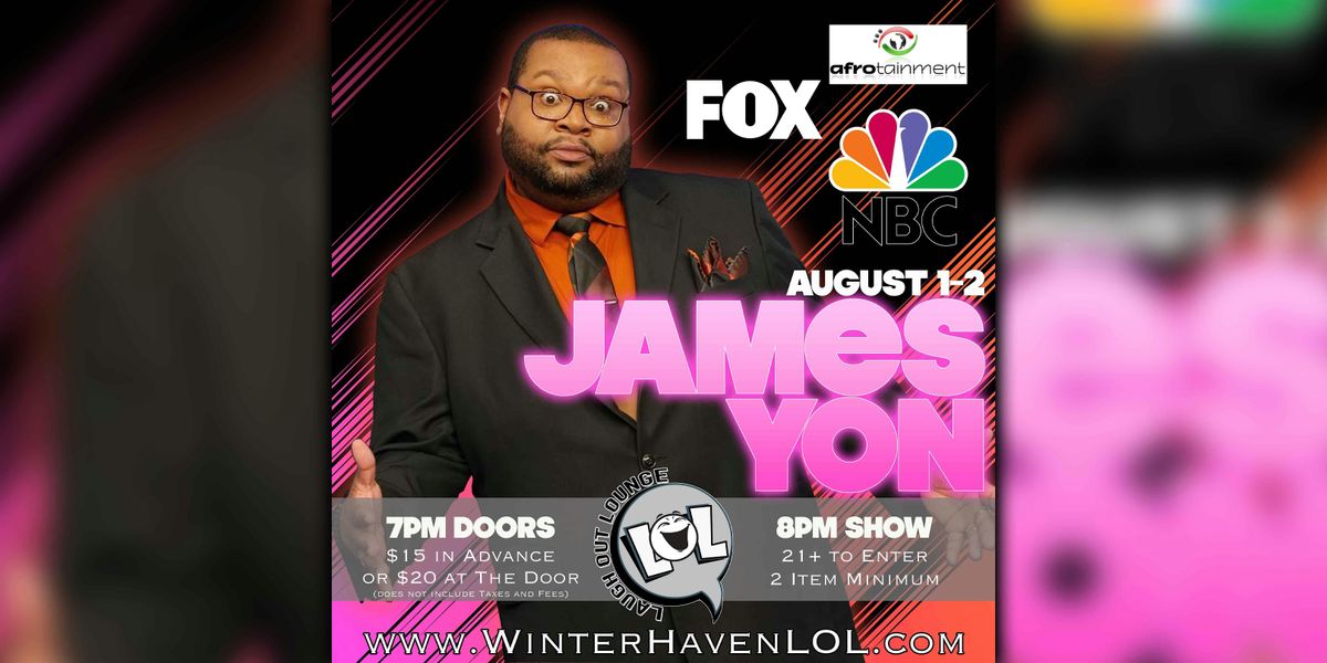 James Yon from Afrontainment!, 1 August | Event in Winter Haven | AllEvents