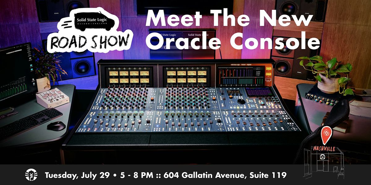 SSL Road Show: Meet Oracle & Duality Fuse At Vintage King Nashville, 29 July | Event in Nashville | AllEvents