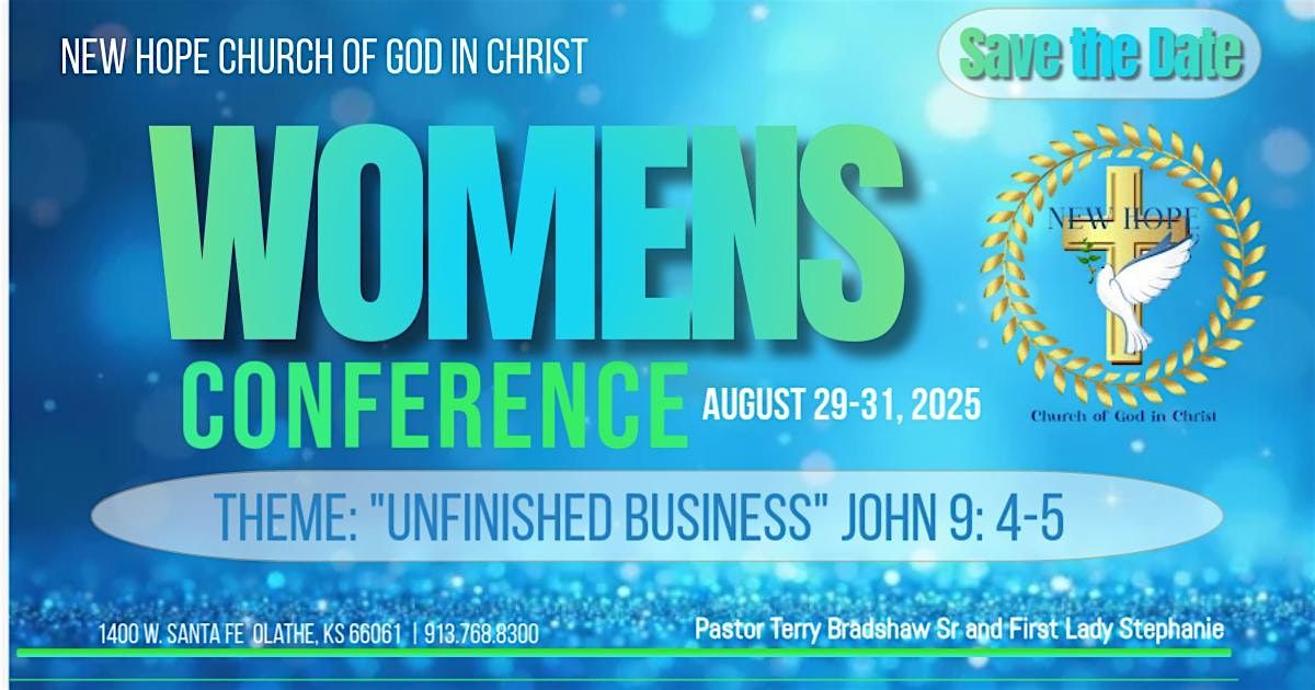 "Unfinished Business" Women's Conference, 30 August | Event in Olathe | AllEvents
