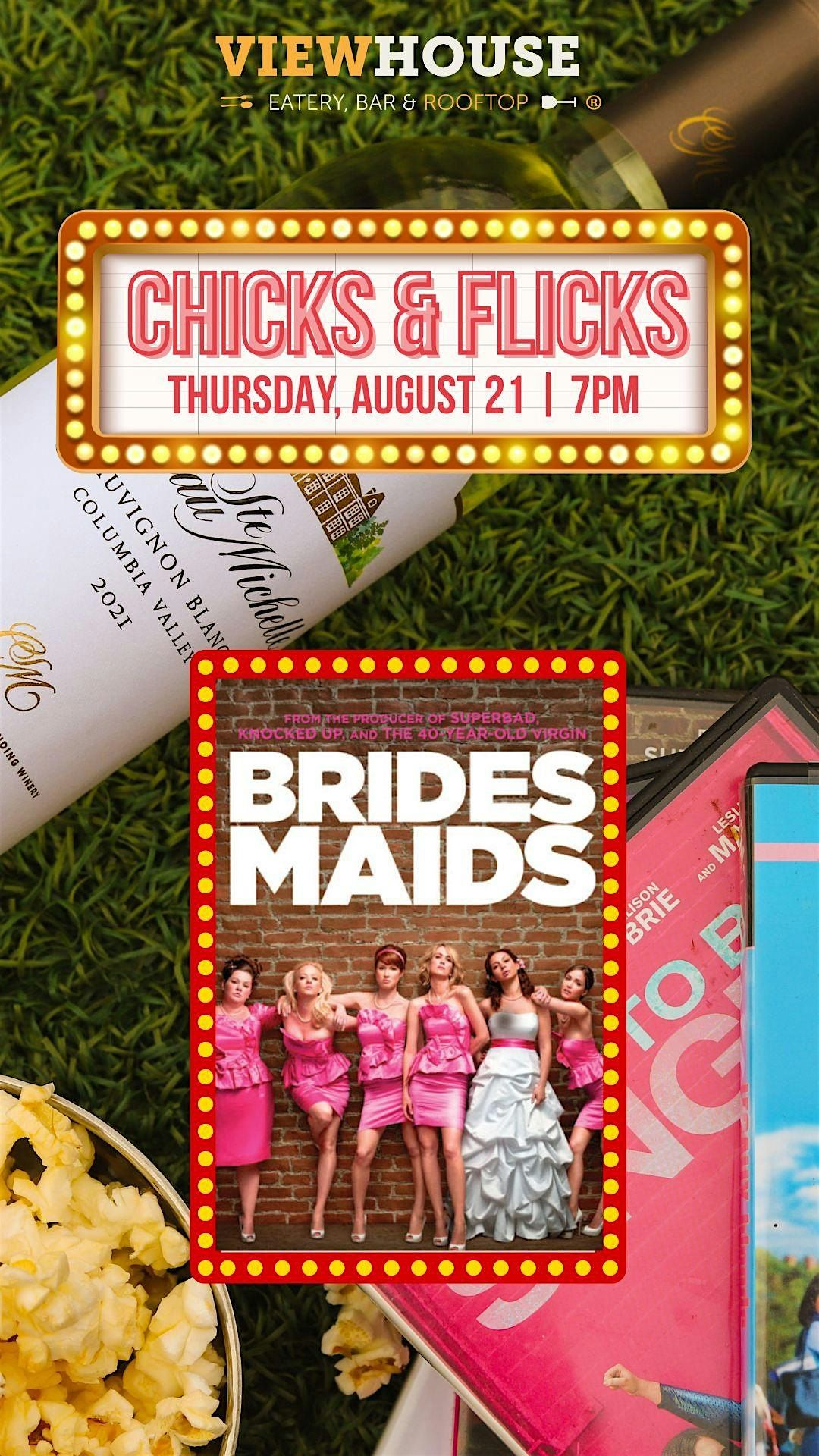 Chicks & Flicks Movie Series: Bridesmaids, 21 August | Event in Denver | AllEvents
