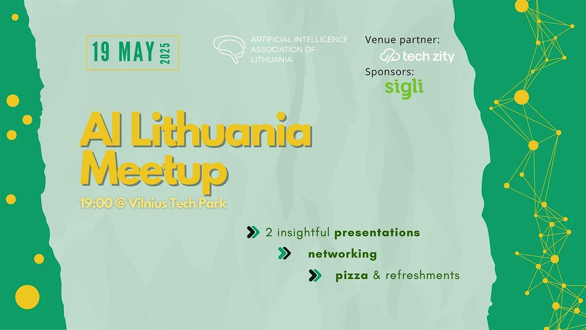 AI MeetUp May, 19 May | Event in Vilnius | AllEvents