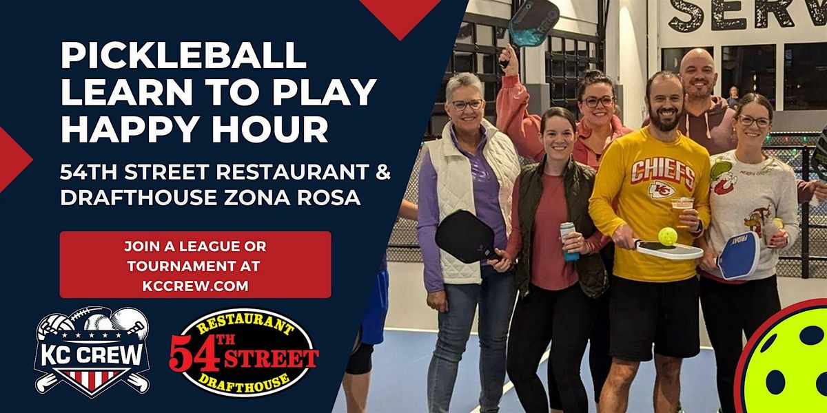 Pickleball Learn to Play Happy Hour | Event in Kansas City | AllEvents