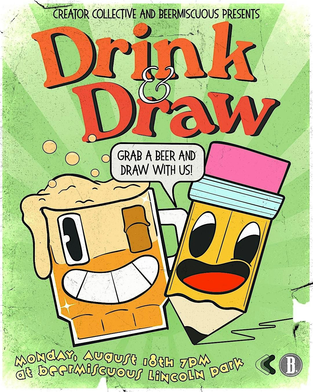 Drink & Draw, 18 August | Event in Chicago | AllEvents