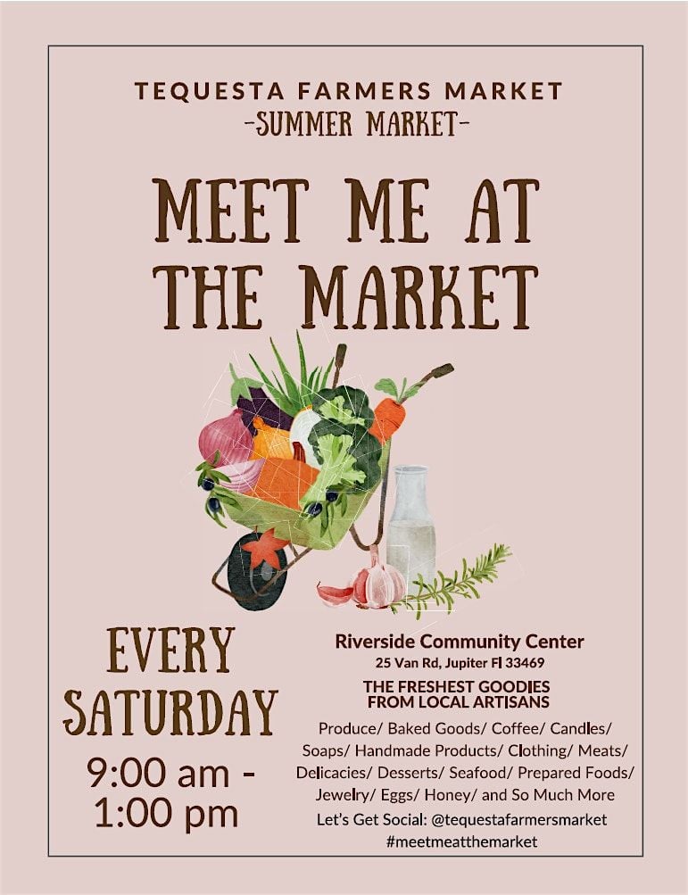 Copy of Copy of Tequesta Farmers Market, 2 August | Event in Jupiter | AllEvents