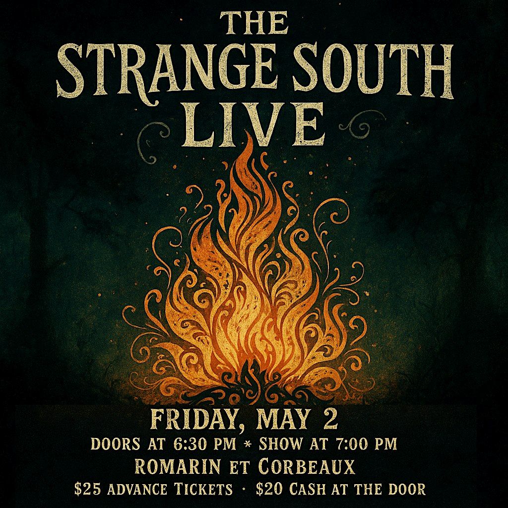 The Strange South LIVE – A Night of Haunts, Humor & Haints, 2 May | Event in Anniston | AllEvents