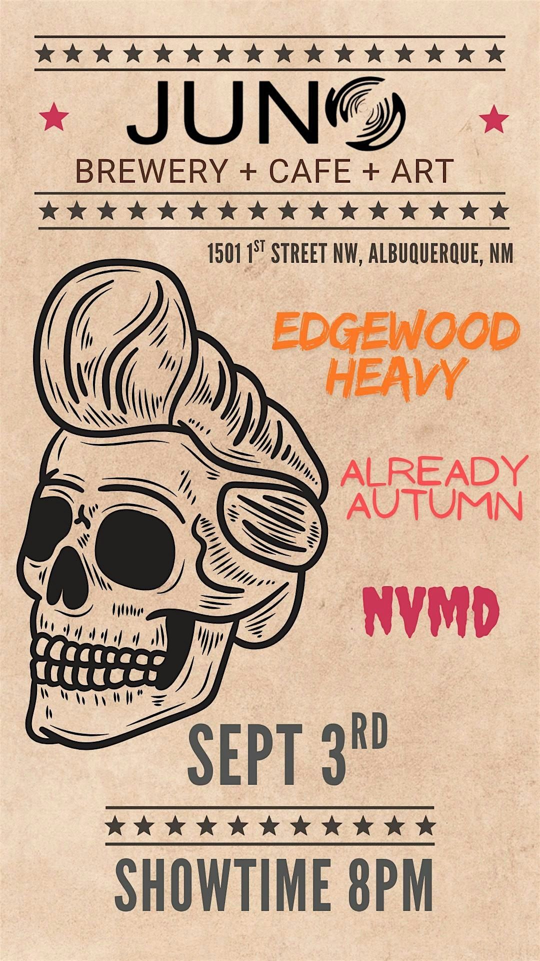 Edgewood Heavy (Atlanta GA), NVMD, Already Autumn, 3 September | Event in Albuquerque | AllEvents