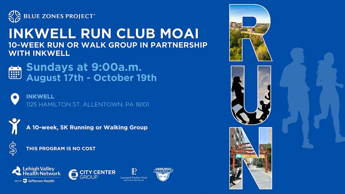 BZP Allentown and Inkwell Run Club Moai | Event in Allentown | AllEvents