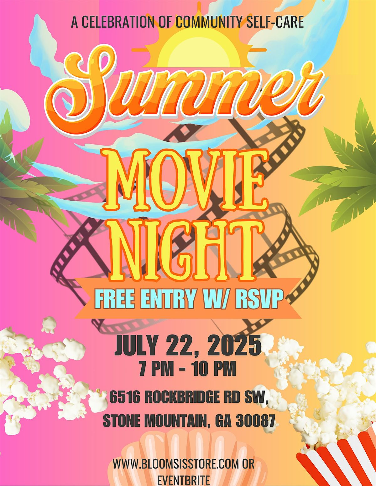 Self-Care Summer Series: Movie Night, 22 July | Event in Stone Mountain | AllEvents