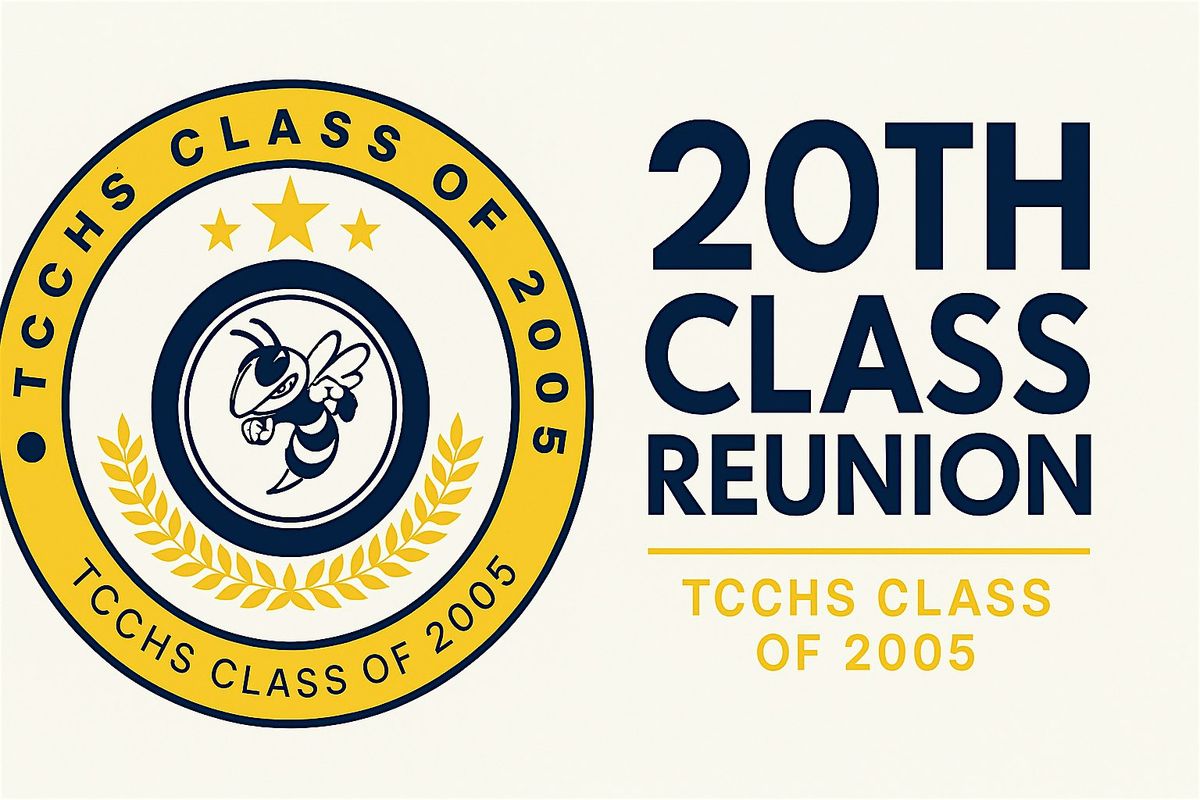 TCCHS Class of 2005 – 20-Year Reunion Weekend, 29 August | Event in Thomasville | AllEvents