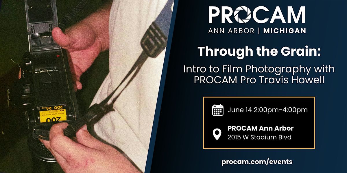 Through the Grain: Intro to Film Photography by Travis Howell, 14 June | Event in Ann Arbor | AllEvents