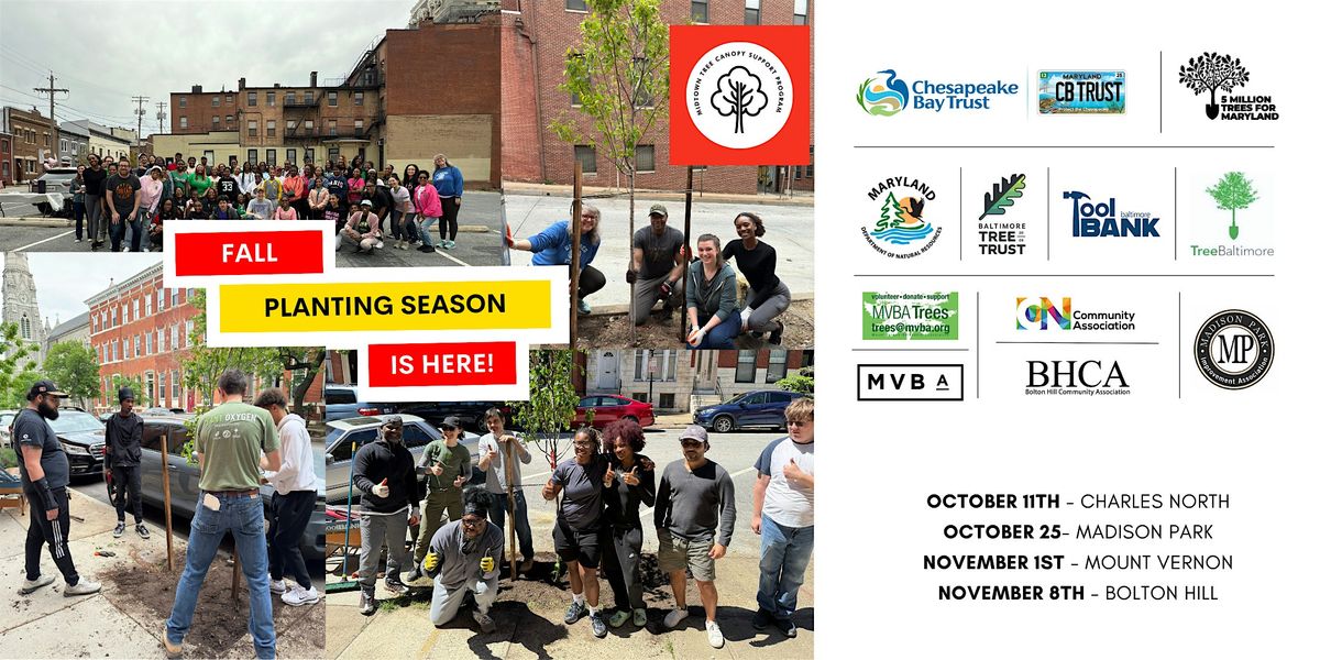 Mount Vernon Tree Planting, 1 November | Event in Baltimore | AllEvents