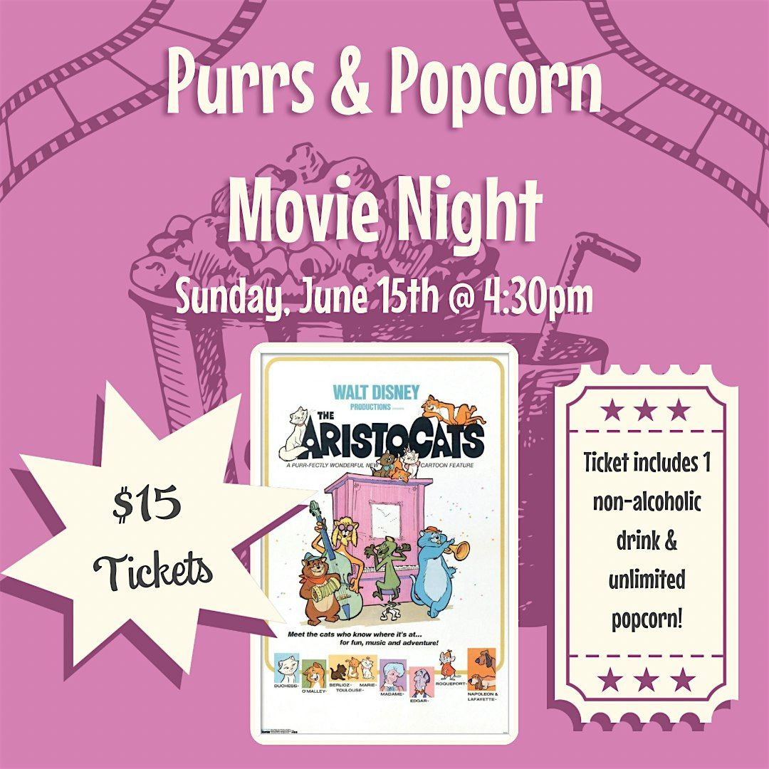 Purrs & Popcorn Movie Night, 15 June | Event in Lakeland | AllEvents