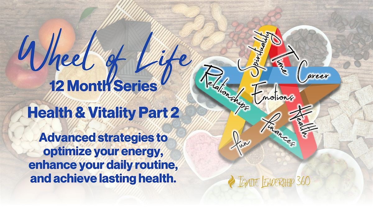 Wheel of Life: Health & Vitality Part 2, 15 July | Online Event | AllEvents