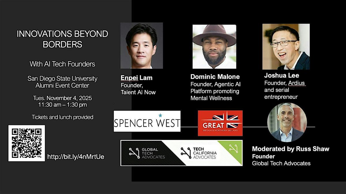 Innovations Beyond Borders, 4 November | Event in San Diego | AllEvents